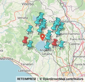 Mappa Via San Francesco, 00069 Trevignano Romano RM, Italia (11.005)