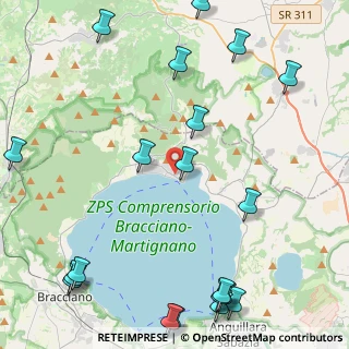Mappa Via San Francesco, 00069 Trevignano Romano RM, Italia (6.6135)
