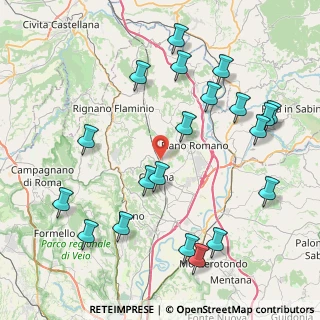 Mappa Via Manciano, 00060 Capena RM, Italia (10.0385)