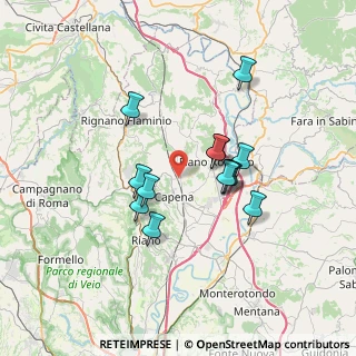 Mappa Via Manciano, 00060 Capena RM, Italia (6.02462)