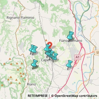 Mappa Via Manciano, 00060 Capena RM, Italia (3.29455)