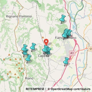 Mappa Via Manciano, 00060 Capena RM, Italia (3.85692)