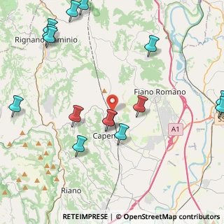 Mappa Via Manciano, 00060 Capena RM, Italia (5.91438)