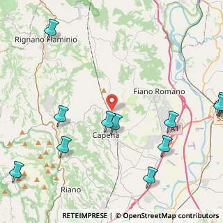 Mappa Via Manciano, 00060 Capena RM, Italia (6.2475)