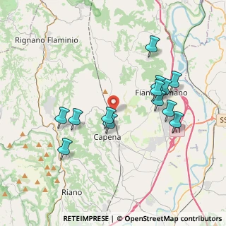 Mappa Via Manciano, 00060 Capena RM, Italia (3.90462)