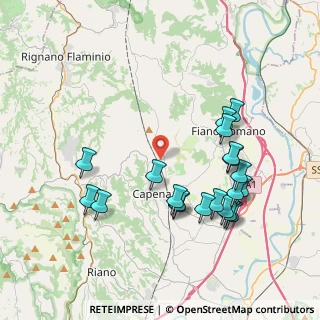 Mappa Via Manciano, 00060 Capena RM, Italia (4.2855)