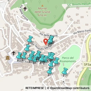 Mappa Via Teodolfo Mertel, 00051 Allumiere RM, Italia (0.1087)