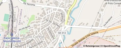 Mappa Fara in Sabina