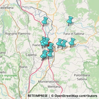 Mappa A1 Milano - Napoli, 00065 Fiano Romano RM, Italia (4.72583)