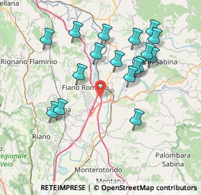Mappa A1 Milano - Napoli, 00065 Fiano Romano RM, Italia (8.06176)