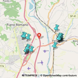 Mappa A1 Milano - Napoli, 00065 Fiano Romano RM, Italia (2.188)