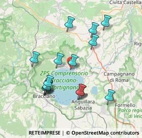 Mappa Via Rigastano, 00069 Trevignano Romano RM, Italia (7.69188)