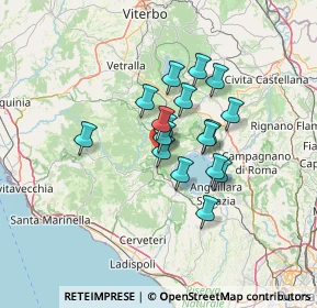 Mappa Via Claudia, 01010 Oriolo Romano VT, Italia (9.98412)