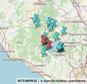 Mappa Via Claudia, 01010 Oriolo Romano VT, Italia (9.8615)