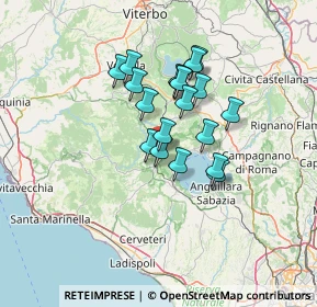 Mappa Via Claudia, 01010 Oriolo Romano VT, Italia (10.65316)