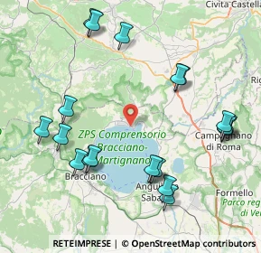 Mappa Via Francia, 00069 Trevignano Romano RM, Italia (9.771)