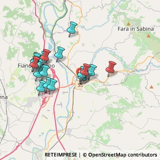 Mappa Via Francesco Sacco, 02032 Fara In Sabina RI, Italia (3.618)