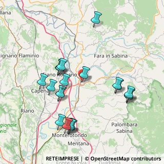 Mappa Via Francesco Sacco, 02032 Fara In Sabina RI, Italia (8.6485)