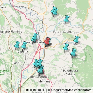 Mappa Via Francesco Sacco, 02032 Fara In Sabina RI, Italia (8.6345)