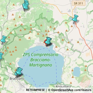 Mappa Via delle Scalette, 00069 Trevignano Romano RM, Italia (6.44308)
