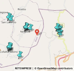 Mappa Unnamed Road, 02020 Nespolo RI, Italia (2.5619)