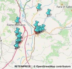 Mappa Strada Statale 4 Dir, 02032 Fara in Sabina RI, Italia (3.558)