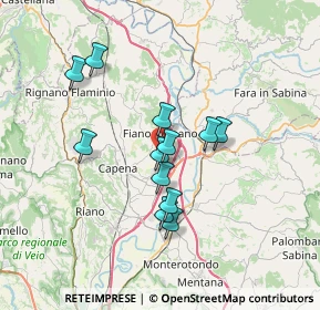 Mappa 00065 Roma RM, Italia (6.04667)