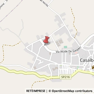 Mappa Via Alcide De Gasperi, 14, 66021 Casalbordino, Chieti (Abruzzo)