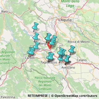 Mappa Viale Don Lorenzo Felli, 02021 Borgorose RI, Italia (11.3965)
