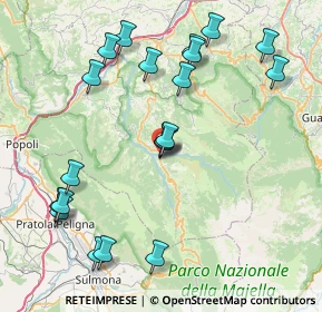 Mappa Via Martiri Caramanichesi, 65023 Caramanico Terme PE, Italia (9.5535)