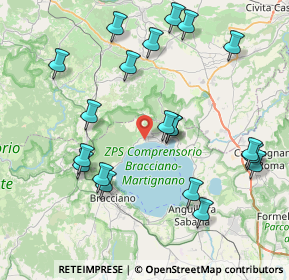 Mappa 00069 Bracciano RM, Italia (9.145)