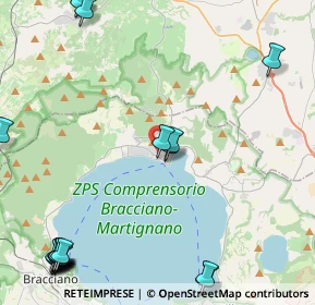 Mappa Via della Macchia, 00069 Trevignano Romano RM, Italia (6.9845)