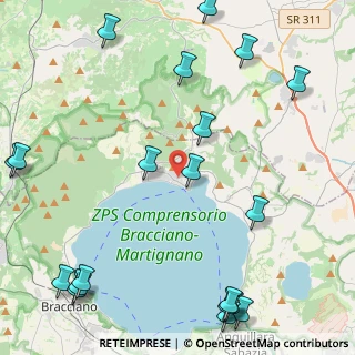 Mappa Via della Macchia, 00069 Trevignano Romano RM, Italia (6.662)