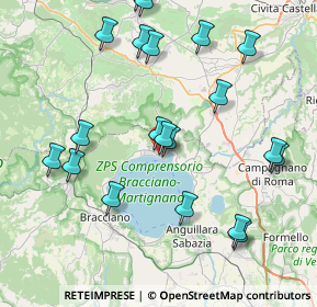 Mappa Via della Macchia, 00069 Trevignano Romano RM, Italia (9.3605)