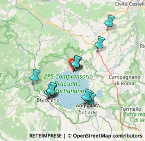 Mappa Via della Macchia, 00069 Trevignano Romano RM, Italia (6.86615)