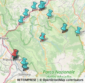 Mappa Via del Vivaio, 65023 Caramanico Terme PE, Italia (11.1295)