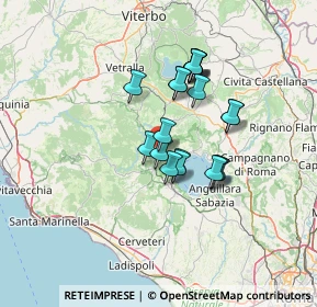 Mappa Via S. Rocco, 01010 Oriolo Romano VT, Italia (11.104)