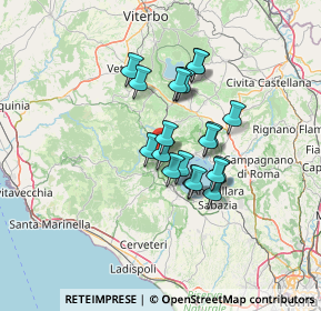 Mappa Via S. Rocco, 01010 Oriolo Romano VT, Italia (10.4625)