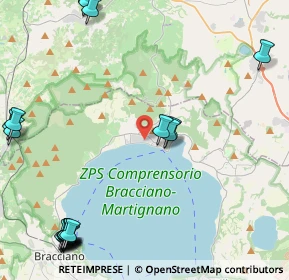 Mappa Via San Pietro, 00069 Trevignano Romano RM, Italia (6.7705)