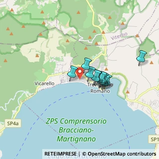 Mappa Via San Pietro, 00069 Trevignano Romano RM, Italia (1.21182)
