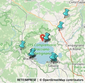 Mappa Via San Pietro, 00069 Trevignano Romano RM, Italia (6.96769)