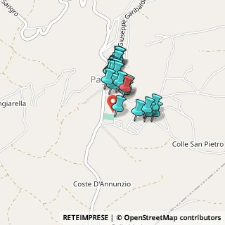 Mappa Via Vincenzo Cuoco, 66020 Paglieta CH, Italia (0.292)