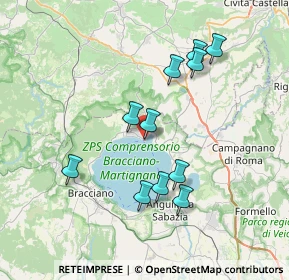 Mappa 00069 Trevignano Romano RM, Italia (7.28727)