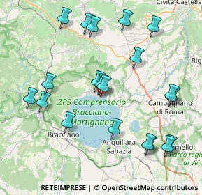 Mappa 00069 Trevignano Romano RM, Italia (9.3715)