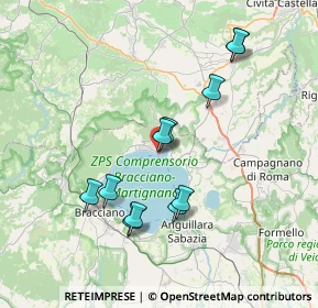 Mappa 00069 Trevignano Romano RM, Italia (7.40909)