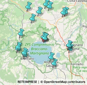 Mappa 00069 Trevignano Romano RM, Italia (8.897)