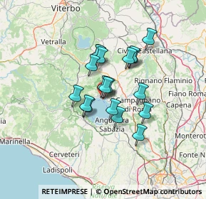 Mappa 00069 Trevignano Romano RM, Italia (9.86158)