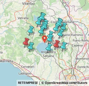 Mappa Via Francesco Crispi, 00069 Trevignano Romano RM, Italia (11.0555)