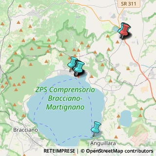 Mappa Via Francesco Crispi, 00069 Trevignano Romano RM, Italia (3.317)