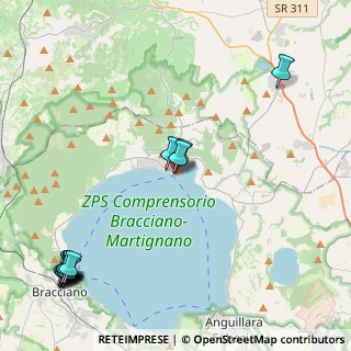 Mappa Via Umberto I, 00069 Trevignano Romano RM, Italia (6.43357)